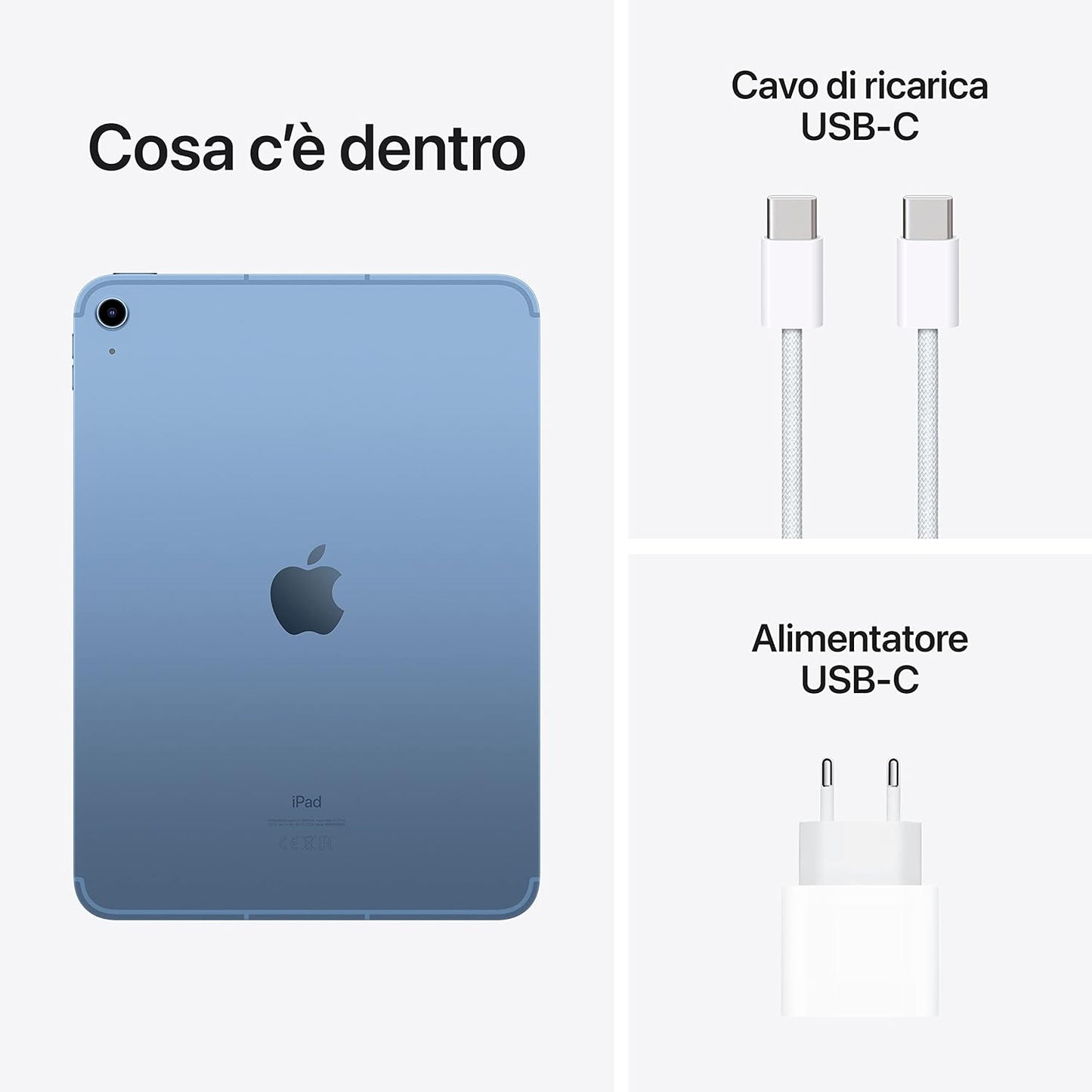 Apple iPad 10,9" (Wi-Fi, 64GB) - Azzurro (10ª generazione)