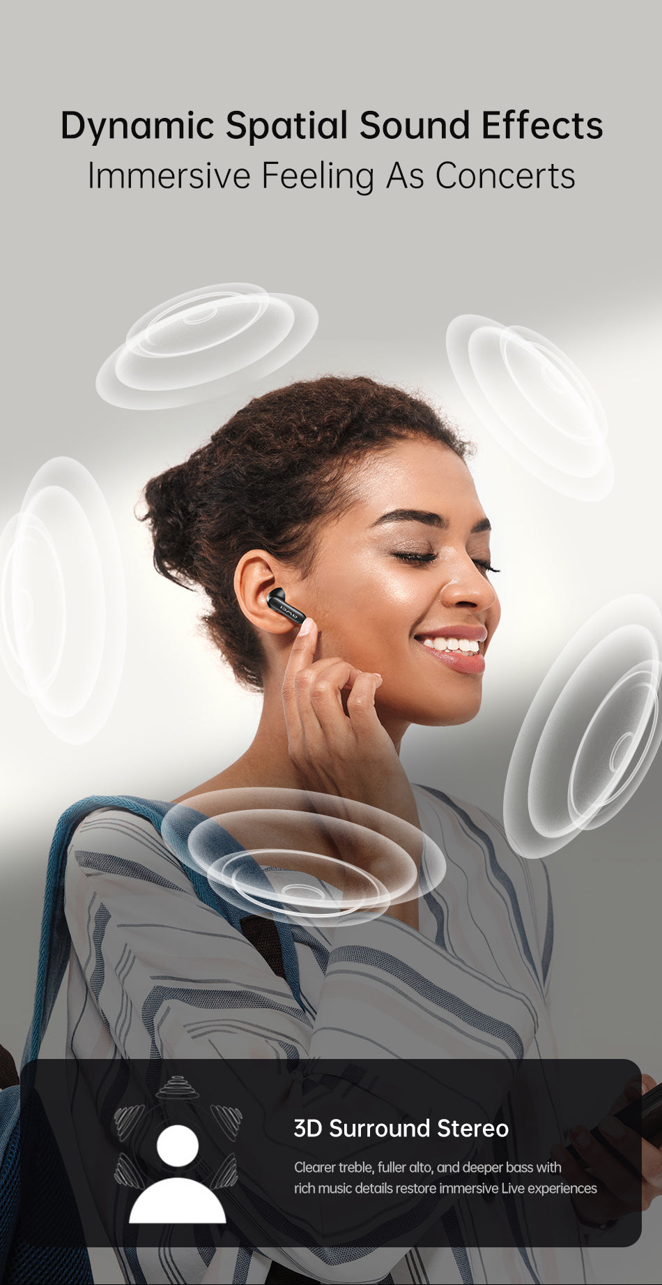 AWEI TP97 Touch Screen Bluetooth Headset