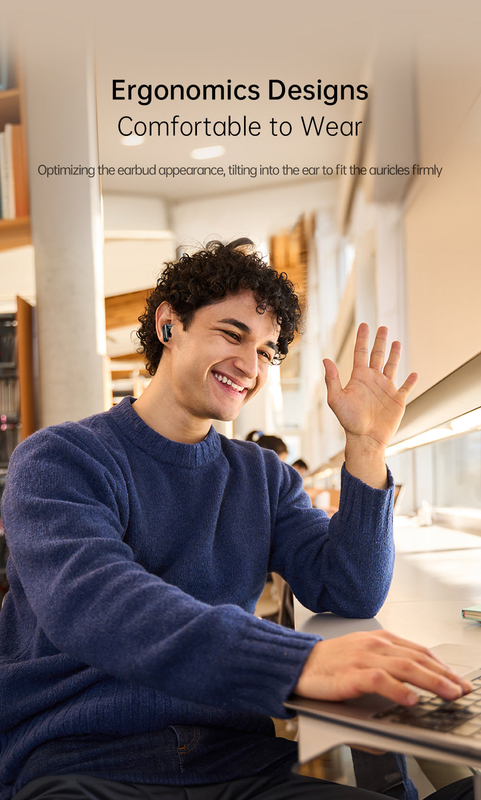 AWEI TP97 Touch Screen Bluetooth Headset