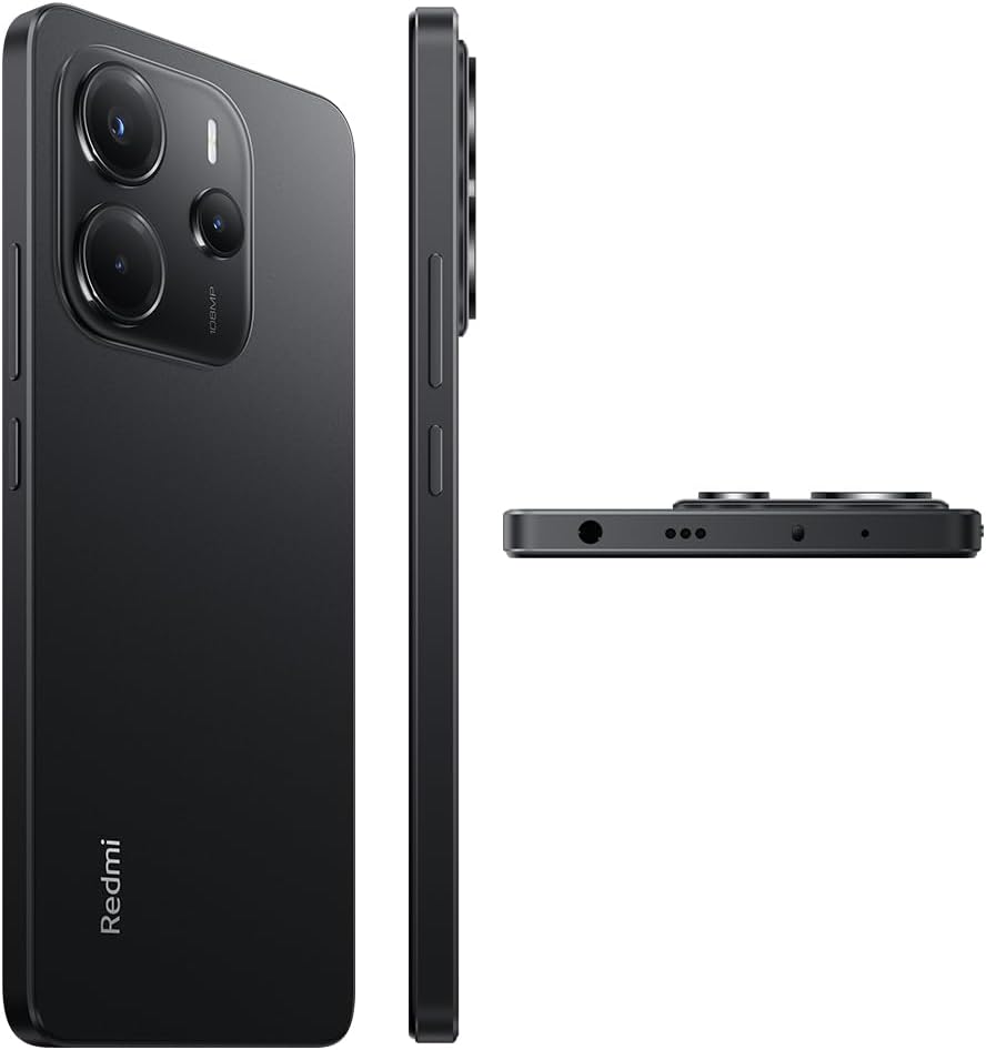 XIAOMI Smartphone Redmi Note 14 NFC, 8+256 GB, con processore Helio G99 Ultra e Tripla fotocamera AI 108MP, Batteria 5500mAh, Ricarica Rapida 33W, Nero