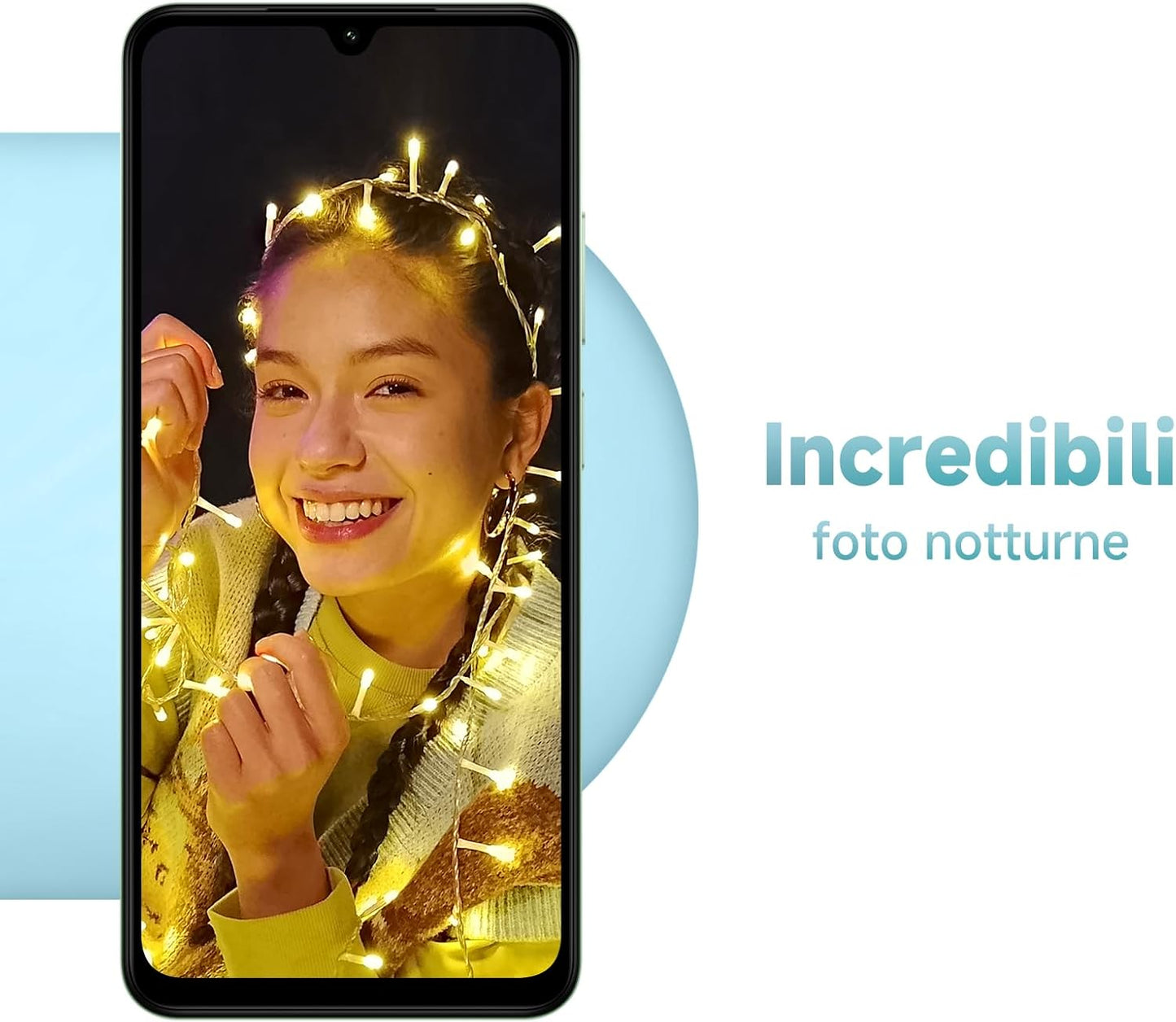 XIAOMI Redmi A5 Smartphone, 6.88" Display 120Hz, 4GB +128GB, Fotocamera AI 32MP, Batteria 5200 mAh, Sensore Impronte Laterale (Blu)