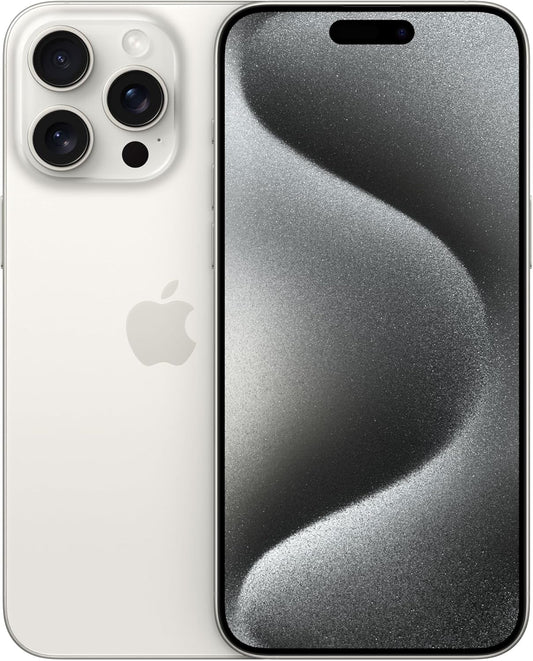 Apple iPhone 15 Pro Max 256 GB - Titanio bianco (Ricondizionato)